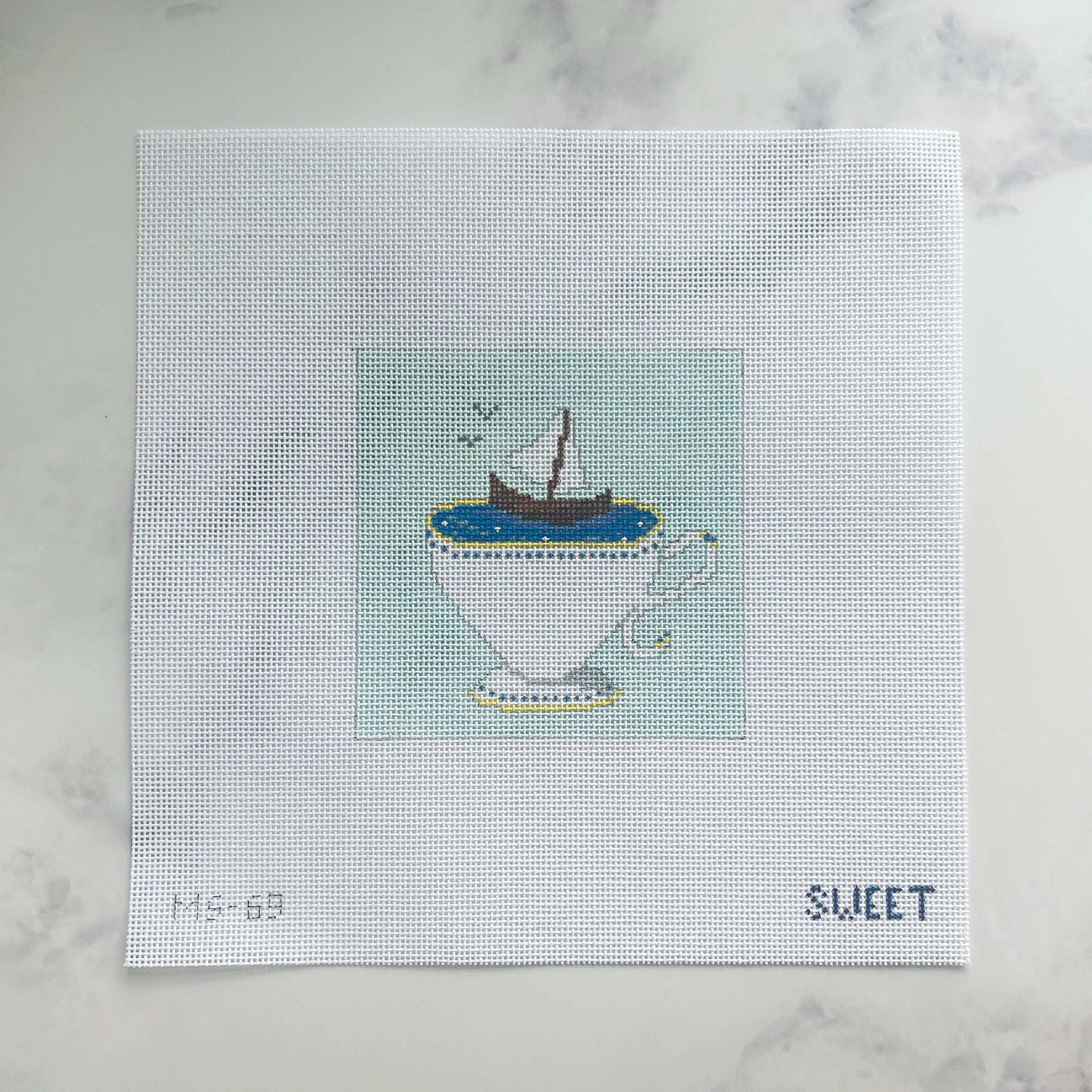 Sailboat Teacup - Maddie Sweet Designs