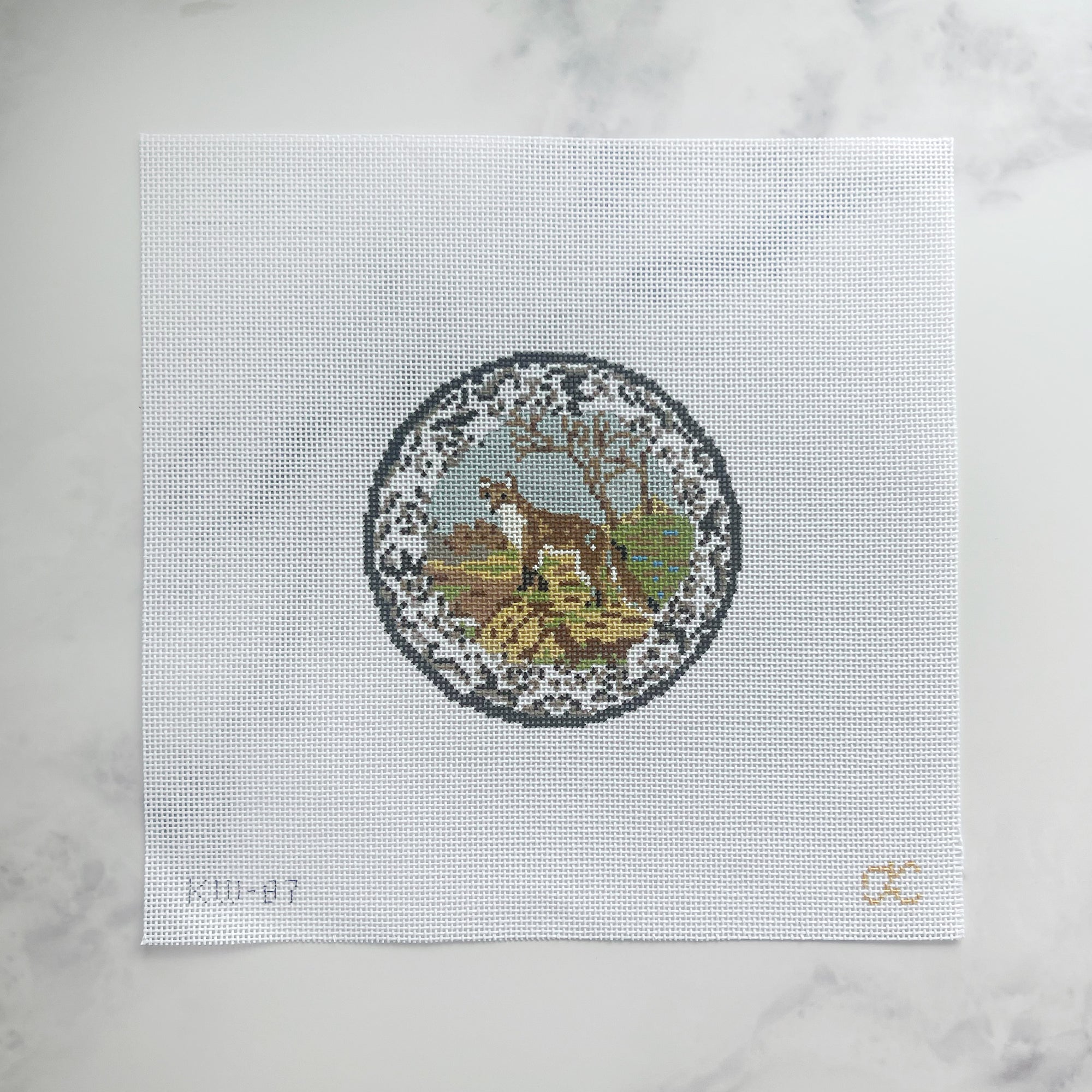 Transferware Fox Plate - Kate Woodward